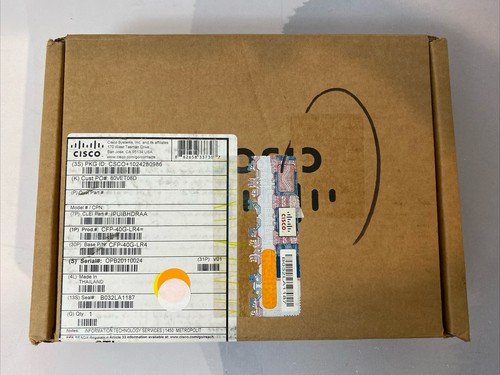Genuine CISCO CFP-40G-LR4 - 40GBASE-LR4 CFP Module - 10-2558-01 Unused Brand New - Picture 3 of 19