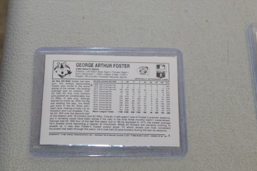 1981 Kellogg's 3-D Super Stars Baseballkarte komplett Beenden Sie Ihre Liste Set ABHOLUNG - Bild 4 von 126