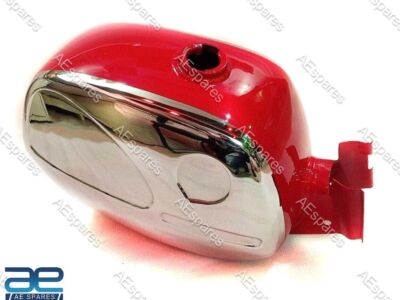Für Zundapp KS 50 517 Super Sport C50 KS 100 Rot & Chrom Kraftstofftank S2U