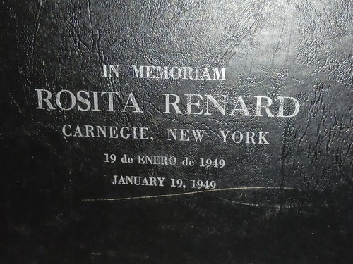 ROSITA RENARD In Memoriam Carnegie New York January 1949 Vinyl 2LPs Vintage Rare - Picture 12 of 12