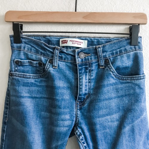 Boys Levi’s Slim 511 Performance 510 Straight Leg Jeans, Adjustable Waist. Sz 12 - Picture 6 of 11