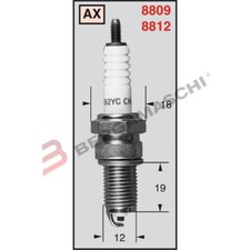 CANDELA CHAMPION SPARK PLUG CCH88091 8809 Kawasaki ZL Eliminator 600 cc 1995>