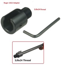 5/8x24 Muzzle Brake Ruger 1022 10/22 Thread Muzzle Adapter 5/8-24 5/8"x24