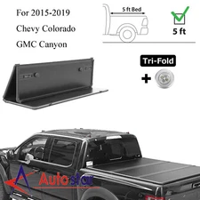 5ft Hard Tri-Fold Tonneau Cover For 2015-2019 Chevy Colorado GMC Canyon 60" Bed