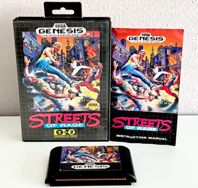   STREETS OF RAGE (NTSC) SEGA GENESIS   OVP inkl. Anleitung / Mega Drive