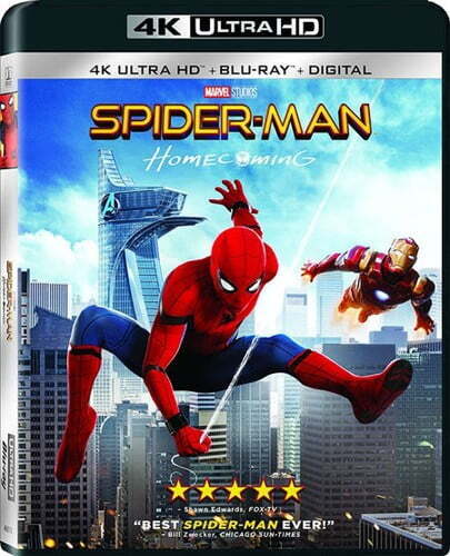 Spider-Man: Homecoming [4K Ultra HD] [Blu-ray], New DVDs - Zdjęcie 1 z 1