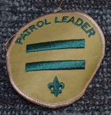 Boy Scout PATROL LEADER Role Rank Round Emblem Uniform Shirt BSA Patch