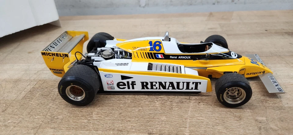 EXOTO 1:18 RENAULT RE-20 TURBO RENE ARNOUX #16 1980 GRAND PRIX FRANCE 97090 RARE - Image 3 of 4