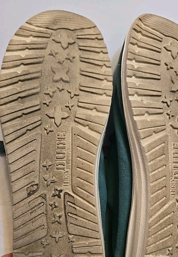 Hey Dude Womens Wendy Green Galapagos Size 11. Lace Up Canvas - Picture 11 of 12