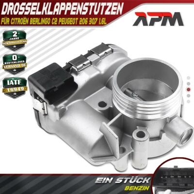 Drosselklappe Drosselklappenstutzen für Citroën Berlingo C2 Peugeot 206 307 1.6L