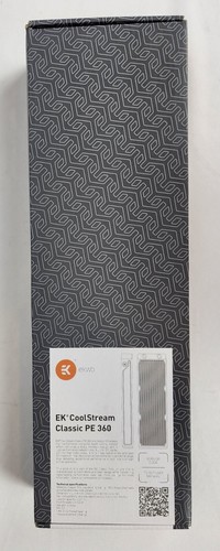 Radiador EKWB EK-CoolStream Classic PE 360 cobre negro 393 x 120 x 45 mm NUEVO - Imagen 2 de 16
