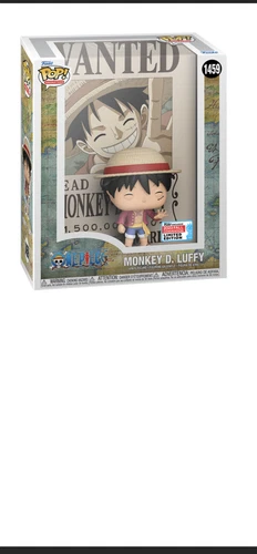 Funko Pop! One Piece Monkey D. Luffy Wanted Poster NYCC Shared Excl. Confirmed