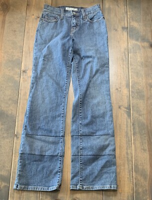 Levi's 512 Perfectly Slimming Boot Cut Women's Customized Blue Denim Jeans Sz: 2