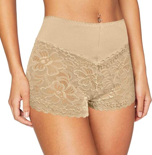 Hochtaillierte französische Schlüpfer Spitzenhöschen kurze dehnbare Blumenunterhose - Bild 7 von 71