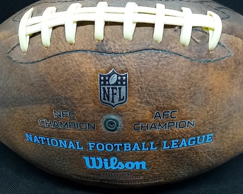 Super Bowl LII Signed Adrian Peterson Wilson Football 02.04.18 - Picture 8 of 16