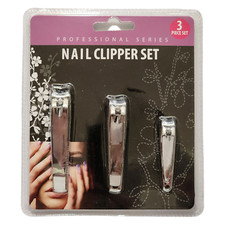 Trim Fingernail Clippers Professional Stainless Steel Sharp Cutter Nail File
