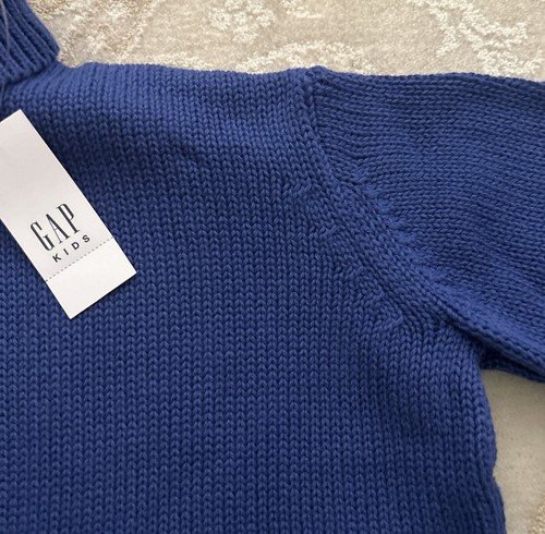 GAP Kids Girls 24/7 Split-Hem Turtleneck 100% Cotton Sweater NWT Sz: S (6-7) - Picture 5 of 6