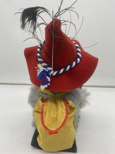 Raro gnomo navideño de colección elfo Hillbilly Mountain Man toca música de acordeón - Imagen 6 de 11
