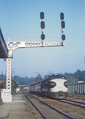 SOU EMD FP7 Nr. 6142 8 x 10 Foto mit dem Ashville Special im August 1971