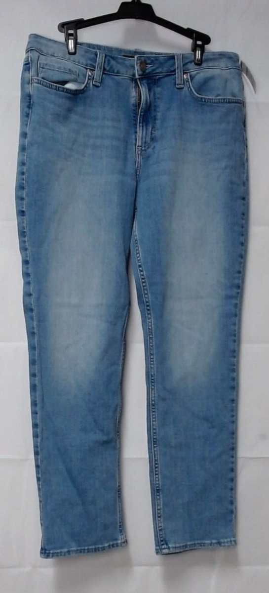 Lee Regular Fit Straight Leg Mid-Rise Jeans Stretch Women's