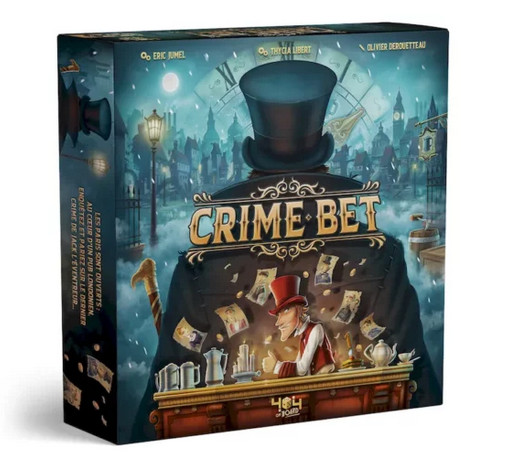 Crime bet de 404 editions - Le jeu d'enquête idéal pour vos soirées jeux
