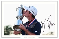 JUSTIN ROSE GOLF SIGNED AUTOGRAPH PHOTO 2013 US OPEN