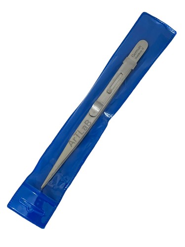 GEM & DIAMOND STONE TWEEZERS LOCKING JEWELRY TWEEZER SLIDE LOCK FINE TIP-GERMAN - Picture 7 of 11