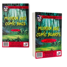 100 Bags + Boards COMBO Modern Age Comic Books, VETERAN-OWNED BUSINESS