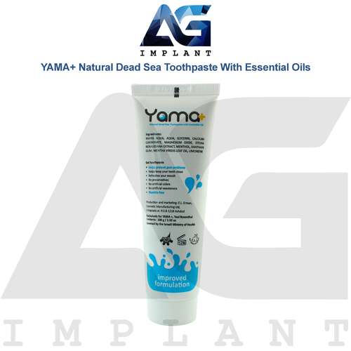YAMA+ Ingredientes Naturales Pasta de Dientes de Agua del Mar Muerto con Aceites Esenciales Como Nueva - Imagen 4 de 5