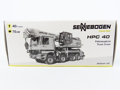 自動車 sennebogen5500 SL CONRAD 1/50 Sennebogen crawler crane 5500 Star Lifter /Conrad 1/50