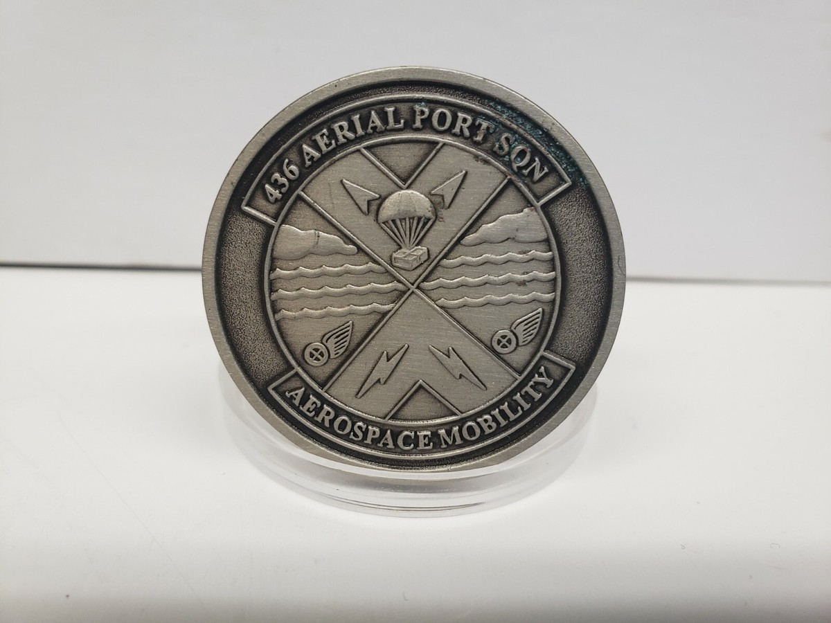 436 Aerial Port SQN Aero Space Mobility Challenge Coin | eBay