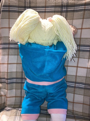 Vintage Cabbage Patch Kids Double Pony Lemon Blonde Blue Eyes HM3 - Picture 4 of 8