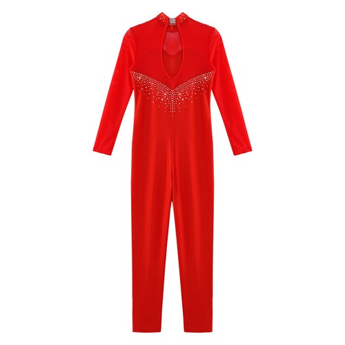 Body cheerleading body body lirico body finto collo Unitard - Foto 14 di 65