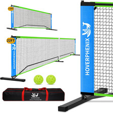 Portable Pickleball Net - 22FT Regualtion Size Pickle Ball Net  Weather Resistant