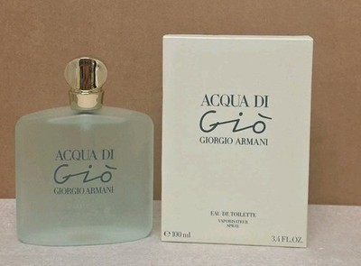 Acqua Di Gio by Giorgio Armani 100ml 3.4.Oz Eau de Toilette Spray Women