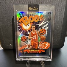 🔥2025 Wild Card Steve Nash True 1/1 Haunted Hits Silver Refrac  Color Match!🔥
