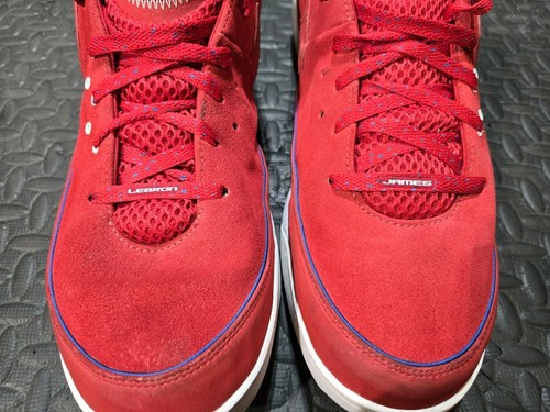 ⭐️💯🔥Red Nike LeBron 7 Low Rumor 2010 Size 18 395778-600 - Picture 3 of 12