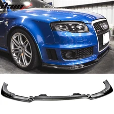 Fits 06-08 Audi A4 B7 Sedan Front Bumper Spoiler Carbon Fiber CF