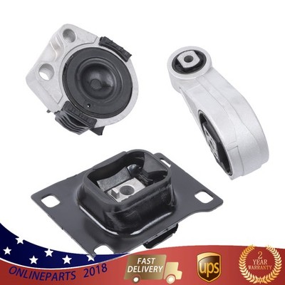 Engine Motor Transmission Torque Mount Kit of 3 For 2005-2007 Ford Focus