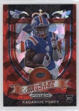 2021 Panini Prizm Draft Picks Crusade Red Ice Prizm Kadarius Toney #176 2k3