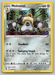 Melmetal 046/078 Holo Rare Pokémon GO