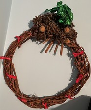 Christmas Themed grape vine wreaths Hand-made And Picked From Grape Fields