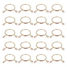20Pcs 50mm ID 57mm OD Fuel Line Hose Clips Spring Clips Clamps Gold