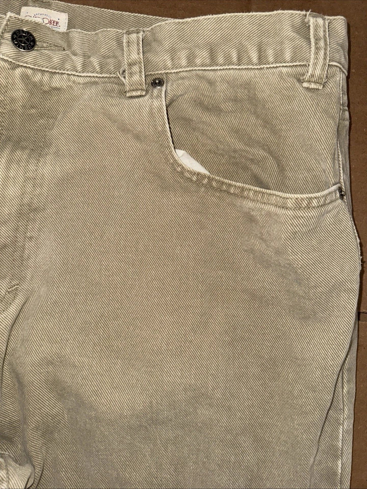 Pantalones de mezclilla para hombre Cherokee de algodón tostado con pierna cónica talla 40x29 Foto 3 de 4