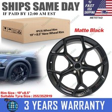 1pcs 198.5 Wheel Rims For Audi A4 A5 A6 A7 Q5 Rs5 Rs6 Rs7 Sq5 Black Rim