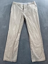 Polo Ralph Lauren Andrew Pants Mens 32x32 Beige Classic Fit No Button 