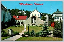 Postcard Mackinac Island Saint Ann's Shrine Michigan Vintage USA Unposted