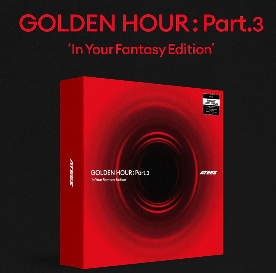 Ateez GOLDEN HOUR part.3 (hello82 pop up exclusive) - sealed