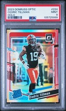 2023 PANINI DONRUSS OPTIC HOLO #224 CEDRIC TILLMAN PSA 9