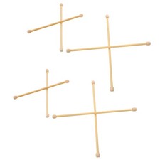 8 Pcs Wooden Wall Hanging Rods For Tapestry Banner Poles And Carpet Hangers